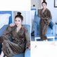 Solid Color Ladies Home Clothes Cashmere Warmth Pajamas Quick-drying Bathrobe Winter Homewear Robe Coat Long