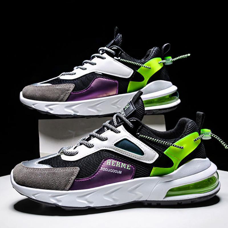 Fall Men's Shoes All-match Breathable Mesh Shoes Men's Korean Fashion Sports and Leisure Running Shoes