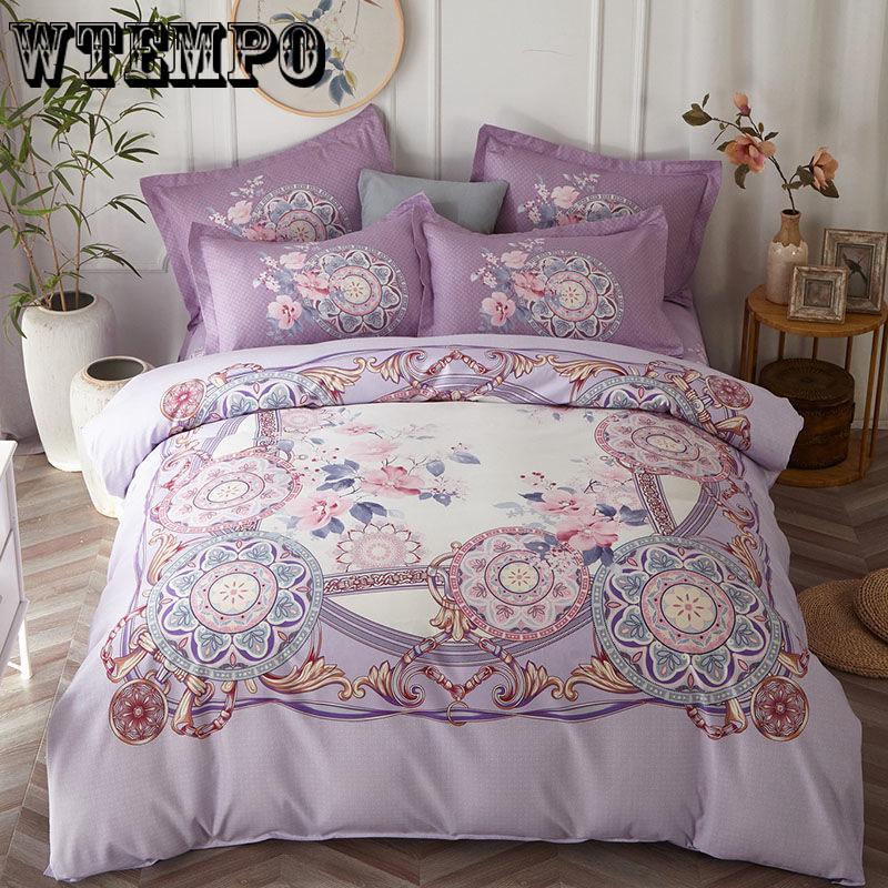 Bedding Set Luxury Comfortable Soft Bedclothes Duvet Cover Bed Linen Bed Sheet Pillowcase