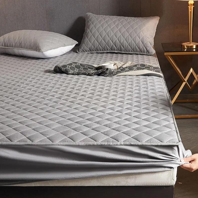 Cotton Mattress Cover All-inclusive Thick Quilted Mattress Protection Cover Simmons Mattress Cover Non-slip Dust Cover