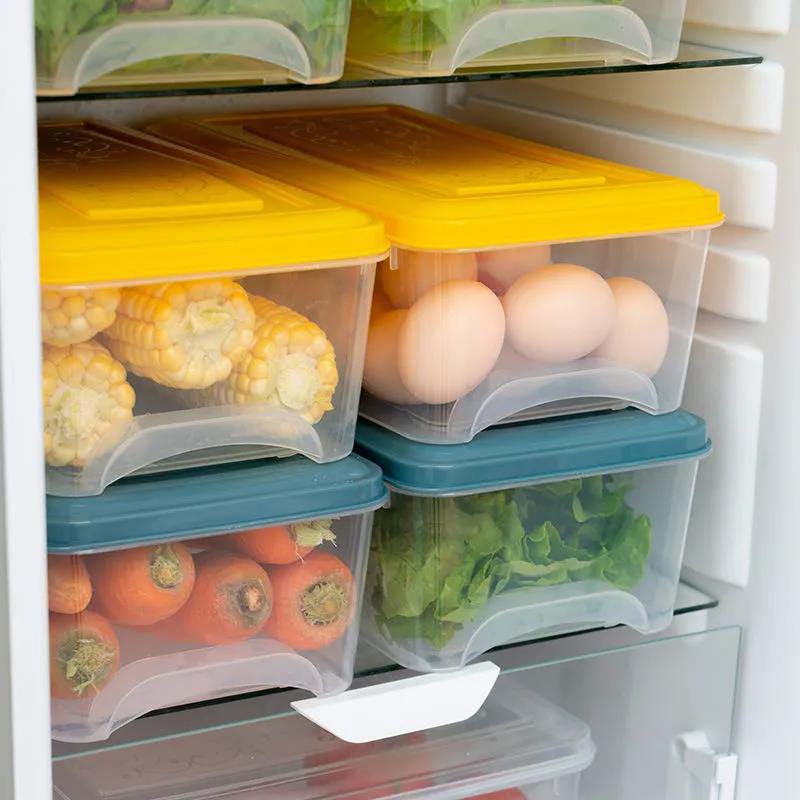 Food Grade Refrigerator Storage Box Food Sealing Storage Box Refrigerated Fruit Fruit and Vegetable Meat Storage Large Capacity