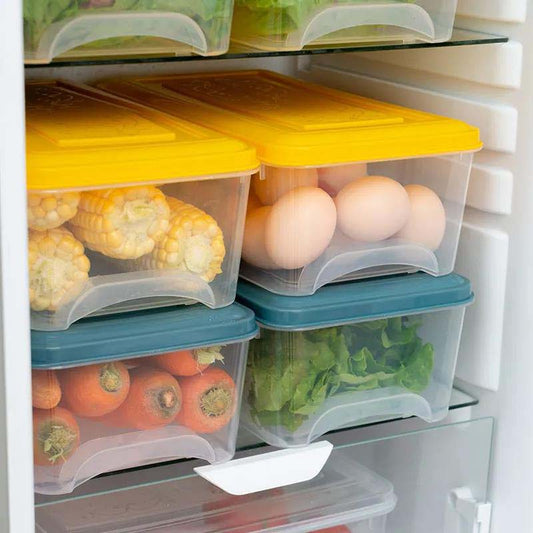Food Grade Refrigerator Storage Box Food Sealing Storage Box Refrigerated Fruit Fruit and Vegetable Meat Storage Large Capacity