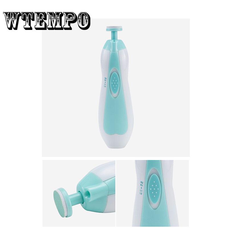 Electric manicure drills electric baby nail trimmer scissors light infant newborn manicure