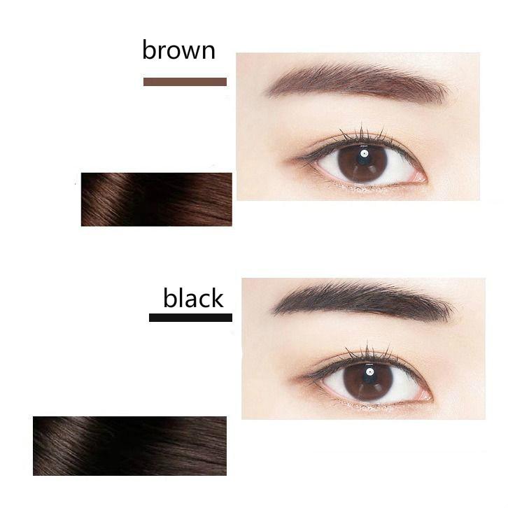 Easy to color hard refill] Pull eyebrow pencil Waterproof Sweatproof Lasting Non-marking Student