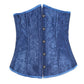 Corset Elegant Steampunk Overbust Corsets Lace Floral Pattern Bustier Top Slimming Costume for Women