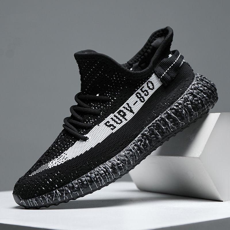 Summer Men's Cloth Shoes Sports Casual Running Tide Shoes Woven Breathable Mesh Panel Shoes