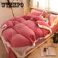 Bedding Set Pink Plush Winter Duvet Cover King Queen Size Quilt Cover Set Comforter Cover
