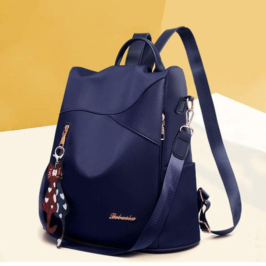 Backpack Women Trend All-match Canvas Fashion Ladies Backpack Large-capacity School Bag Small Bag