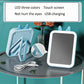 3-layer Lighting LED Makeup Mirror USB Touch Screen Foldable Portable Long-lasting Battery Life