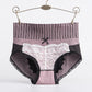 5Pcs/Set Women's Breathable Skin-friendly Lace Panties Soft Seamless Underpants Elastic High-waist Comfortable Cotton Crotch Briefs