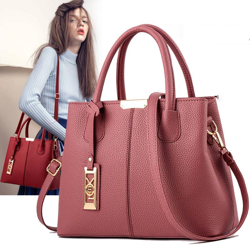 Handbag for Women Leather Laptop Tote Bag Handbag Organiser Storage Umbrella IPAD Insert with Zip
