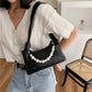 Crocodile Pattern Small PU Leather Armpit Bag For Women Shoulder Handbags Lady Simple Hand Bag Beautiful