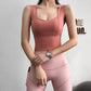 Sports Yoga Fitness Vest Body Shaping Beauty Back Thin Section Gathered Bra Wrapped Chest Yoga Running Bottoming Shirt Outer Wear Underwear Women