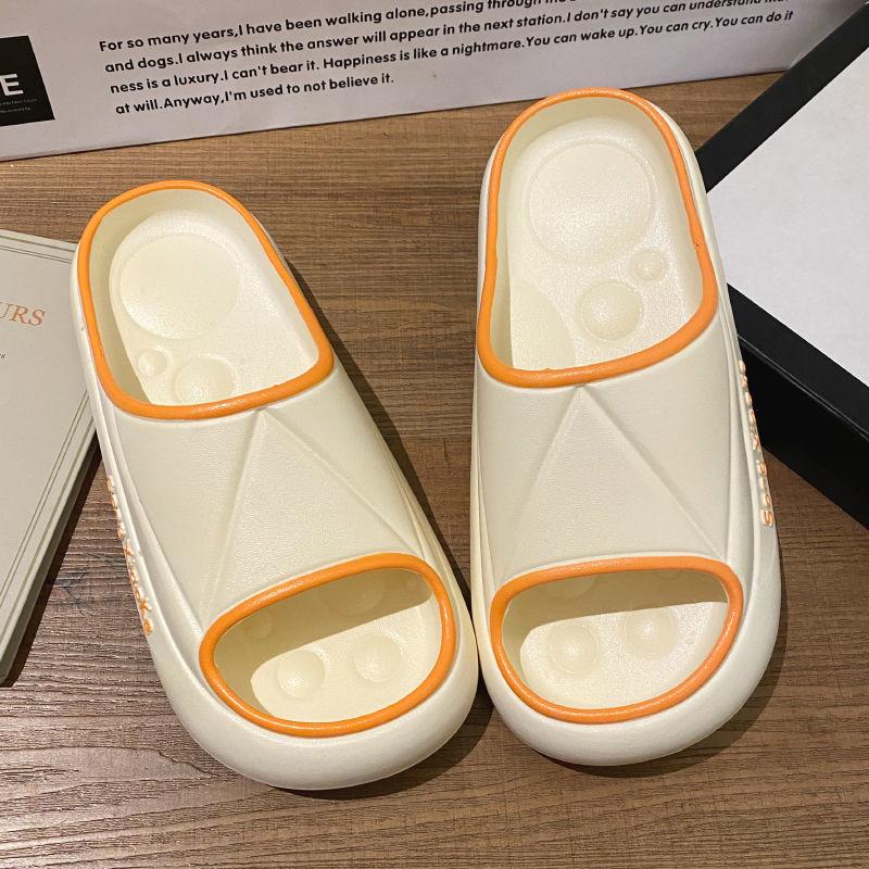 Slippery Slippers Women's Summer Indoor and Outdoor Wear At Home Non-slip Soft Thick Bottom Sandals and Slippers Light and Soft