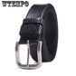 Fashion Genuine Leather Belt Man Vintage Pin Buckle Full-grain Leather Designer Men Belt