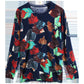 Autumn Women's Printed Thin Sweater Round Neck Pullover Long Sleeve Sweater Fashion Plus Size Sweater