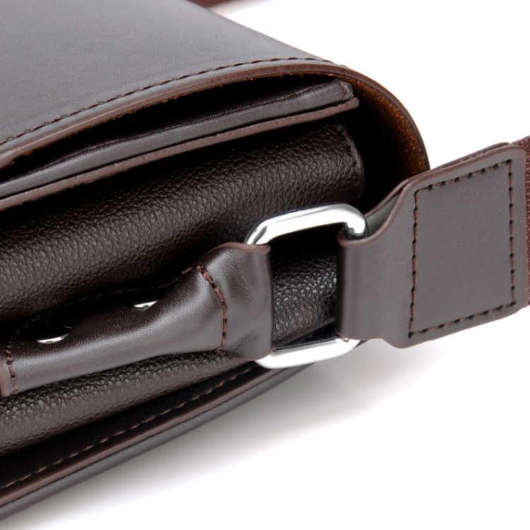 Men Briefcase Leather Laptop Bags Men Business Shoulder Bags for Male Office Men Briefcase Casual