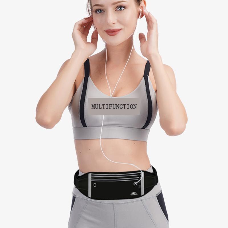 Sports Waist Bag Running Mobile Phone Bag Men and Women Close-fitting Outdoor Equipment Waterproof Mini Belt