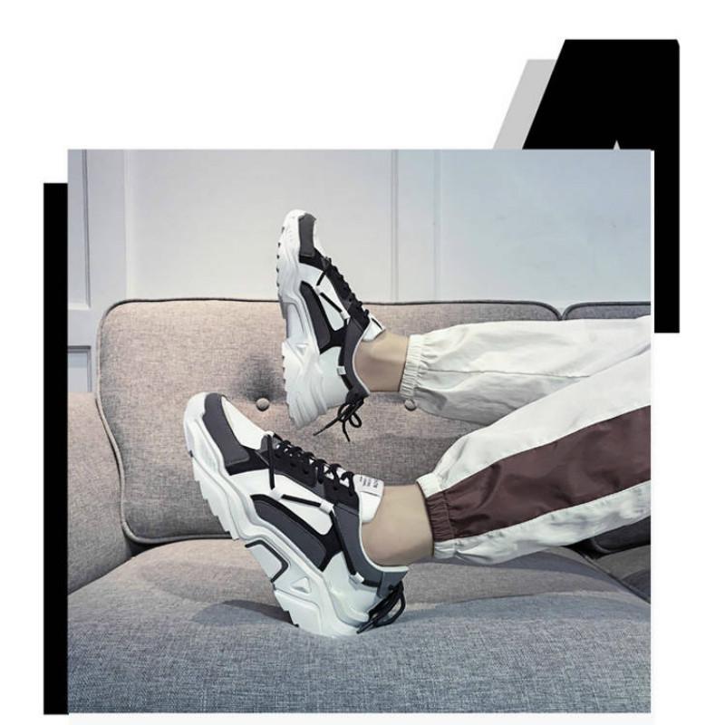 Men's shoes Sports Korean leisure students Wild personality Platform shoes running sneakers