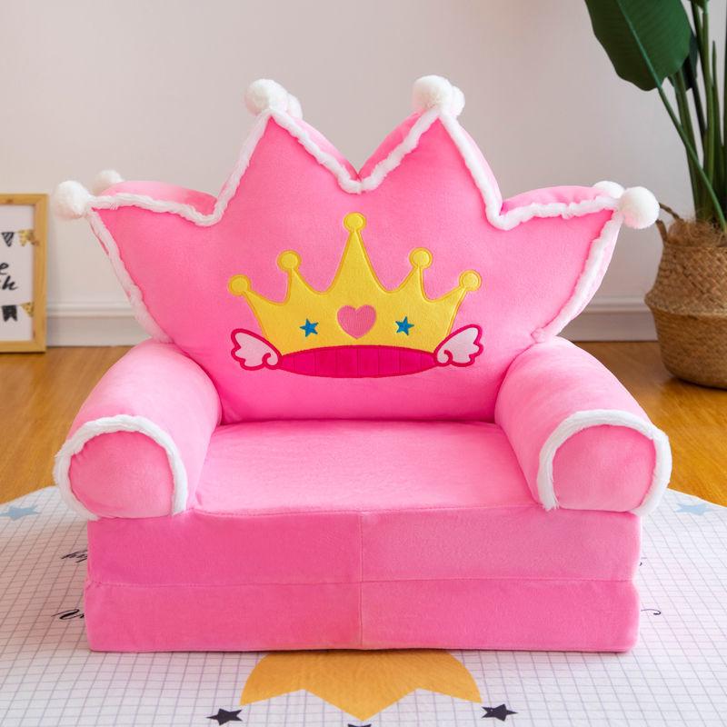2 Layer Folding Chair Cartoon Animal Baby Children Armchair Sofa Soft Tatami Safe and Anti-drop