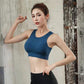 Women's Sports Bra No Underwire Shock Quick Dry Underwear Anti-gathering Stereotyped Beauty Back Hollow Vest with Removable Chest Pad Yoga Vest
