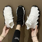 Women's Trendy Shoes Summer Breathable High-top Shoes Gauze Canvas Jelly Shoes
