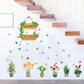 [sticker ]Pot Plant Flower Garden Butterfly Wall Stickers For Kids Rooms Baby Room Kitchen Bathroom