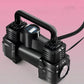 Car Inflatable Pump 12V Portable Car Double-cylinder Electric Air Pump High Power Preset Tire Pressure Band Digital Display Screen