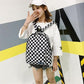 Unisex Plaid Nylon Design Daypack Laptop Backpack Book Bags for School Backpack Casual Rucksack