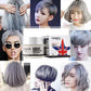 Silver Hair Wax Styling Pomade Temporary Dye Disposable Festival Fashion Molding Coloring Mud Cream