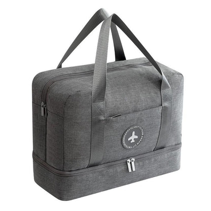 Unisex Sports Travel Functional High Capacity Dry and Wet Separation Swimming Beach Storage and Portable Bag