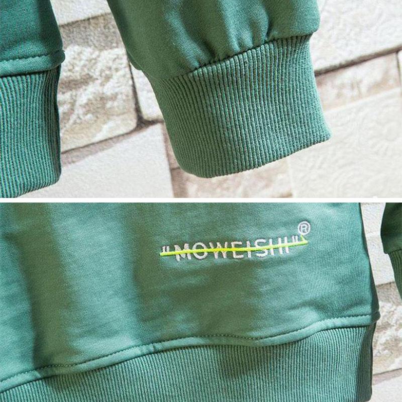 Spring Trend Sweater Suit Teen Clothing Hooded Pullover Campus Student Sportswear Casual Loose Sport Suit Men