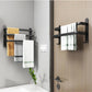 Bathroom Towel Rack 3 Layers Punch-Free Towel Holder Shower Rack Bathroom Storage Shelf Home Organizer Accessories