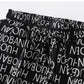 Chiffon Harem Pants Female Ins Tide Summer Letter Pattern Casual Pants Loose and Thin Trousers