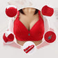 Large Size Bra Thin Section No Steel Ring Embroidery Cup Noodles Non-magnetic Underwear Women's Bra Lace Sexy and Cute