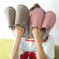 Winter Slippers for Women Thick Warm Plus Size Men Cotton Shoes Non Slip Casual Slide Lady Slipper Winter