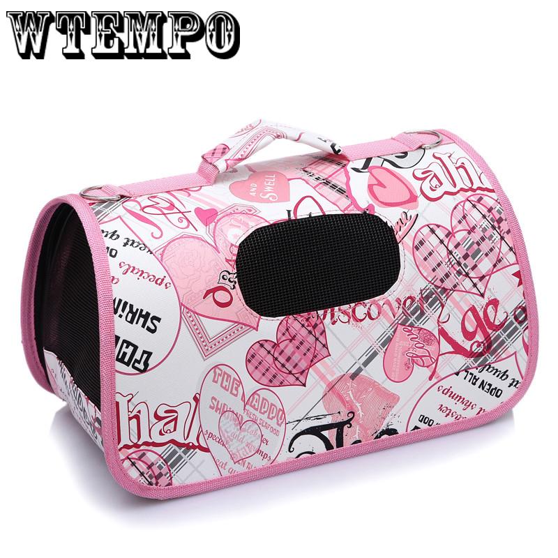 Dog Carrier Portable Pet Backpack Cat Carrier Outgoing Small Dog Travel Bag Soft Pet Carrier