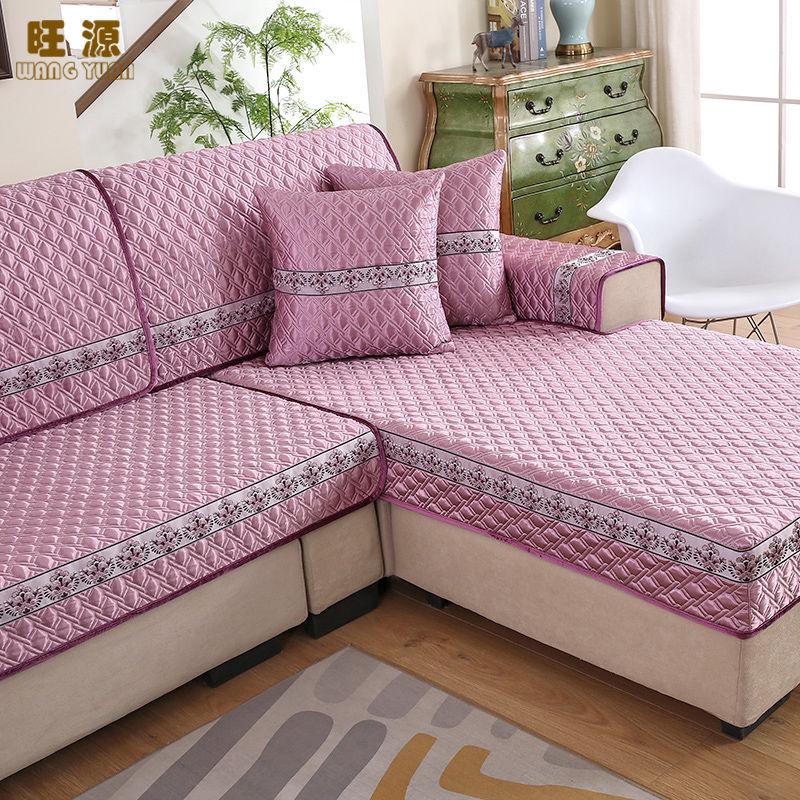 Anti-dirty Non-slip Sofa Cover Mat Cushion All-inclusive Multi-size Sofa Towel for Sectional Sofa