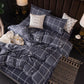 Net Celebrity Four-piece Bedding Cartoon Bed Linen Quilt Sanding Three-piece Student Bedding