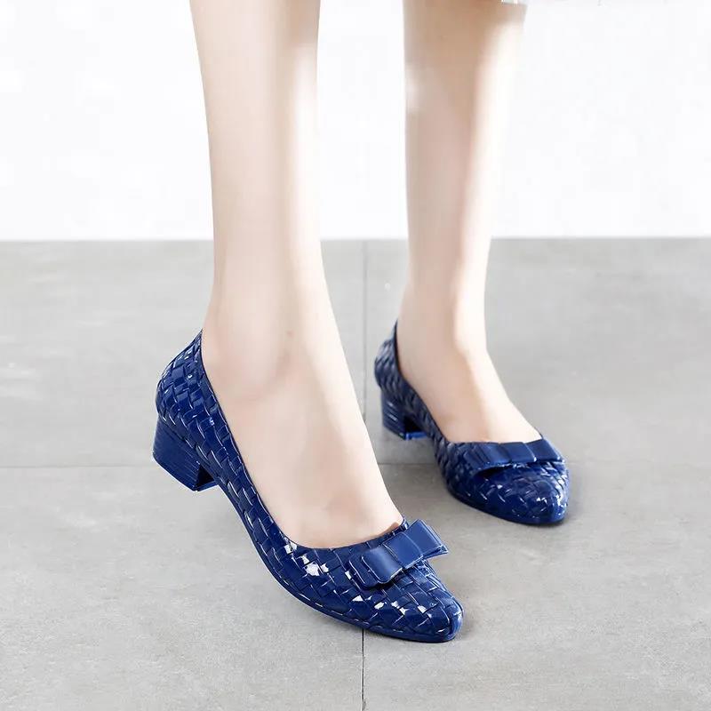 Women's Summer Sandals Wedge Pointed Toe Shoes Comfortable All-match Single Shoes