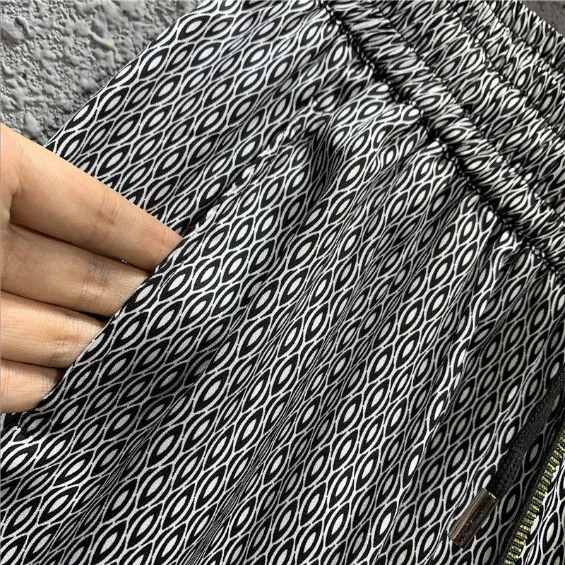 WTEMPO European Style Summer rhinestones Decoration Casual Pants Women Loose Cropped Harem Pants Thin Elastic Waist