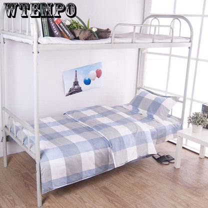 3pcs Concise Style Bedding Set Student Duvet Cover Pillow Cases Kids Bedclothes Single Size Printed Duvet Cover