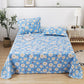 Three-piece Cotton Home Textile Bedding Cotton Fabric Sweat-absorbing Warmth Breathable Exquisite Pattern Washable All Seasons