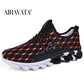 Men's Fashion Printed Sports Running Shoes Breathable Outdoor Casual Shoes Plus Size 39-47
