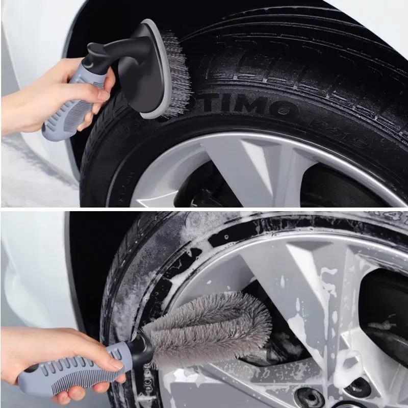 Wheel Cleaning Brush Tire Brush Car Cleaning Wheel Rim Car Wash Detail Brush Tire Brush Special Artifact