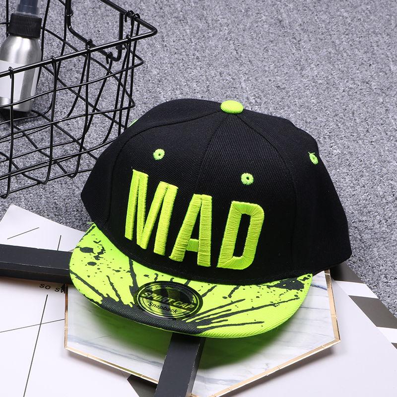 Trend Hat Snapback Cap Kid Boys Girls Letters Baseball Caps Flat Hip Hop Cap