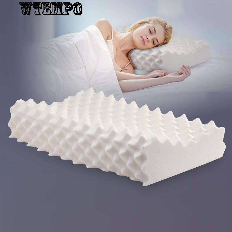 Comfortable massage pillow Thai latex pillow natural rubber pillow cervical pillow adult
