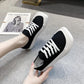 Student Shoes Women Canvas Shoes Female Students Korean Version of Mango Head Women's Shoes Flat All-match Casual Shoes