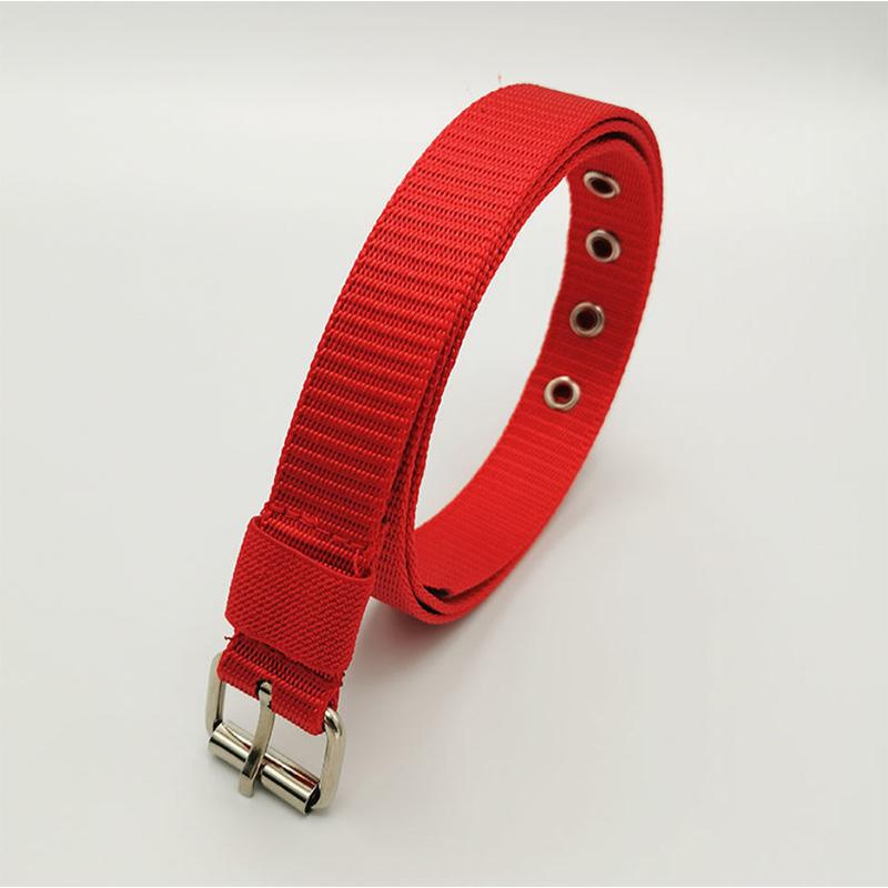 Canvas Belt Neutral Wind Pin Buckle Narrow All-match Simple Student Tooling Denim Military Training Breathable Punch-free Belt