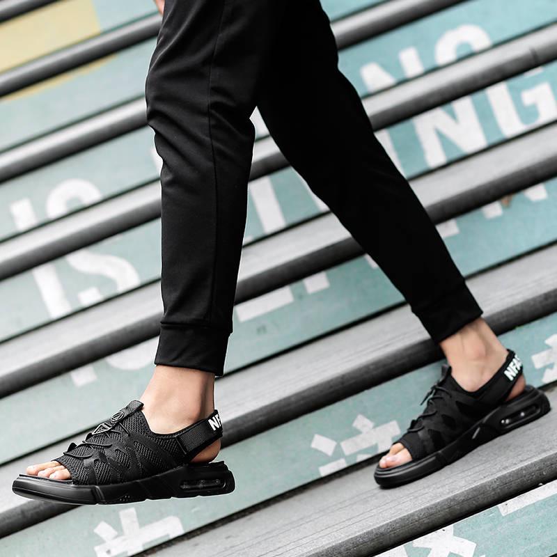 Summer Beach Sandals Men Sport Casual Shoes Air Cushion Non-slip Breathable Male Fashion Slippers